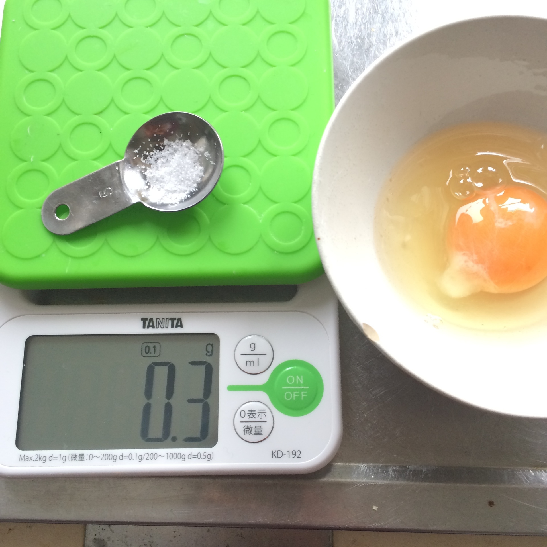卵味付け　塩　炒飯　2塩量.JPG